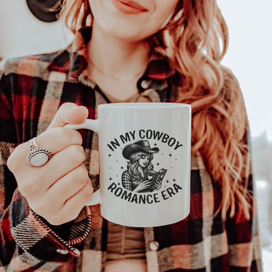In My Cowboy Romance Era Coffee Mug