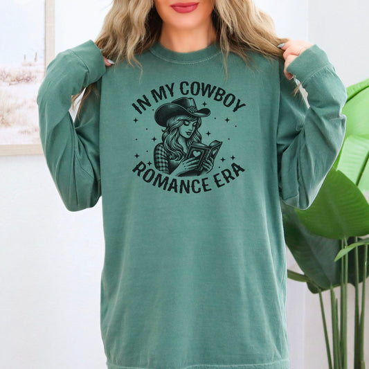 In My Cowboy Romance Era Premium Long Sleeve Shirt